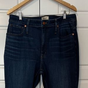 MADEWELL curvy, high-rise SKINNY JEAN 33/16 P NWT